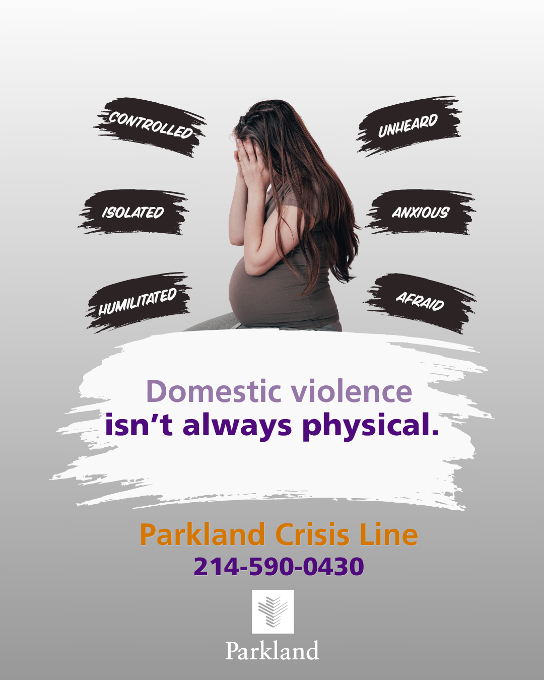 Woman surrounded by examples of the mental health impact of domestic violence